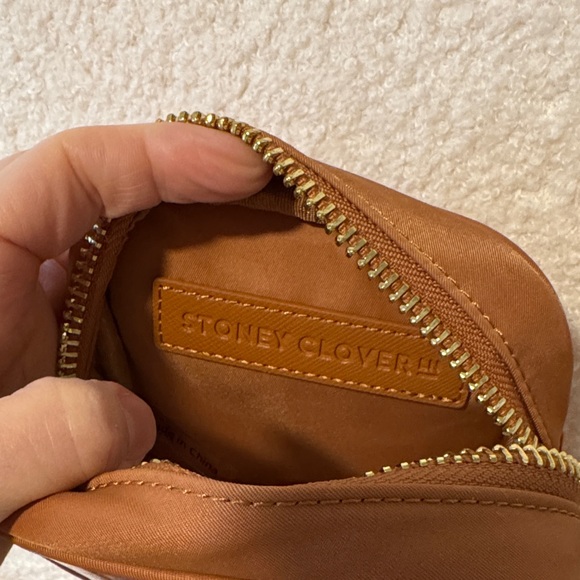 Stoney Clover Lane Brown Clear Front Mini Pouch - Picture 4 of 6